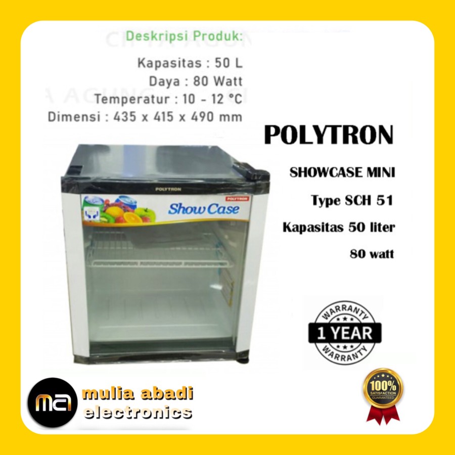 Jual Polytron Sch Showcase Mini Liter Sch