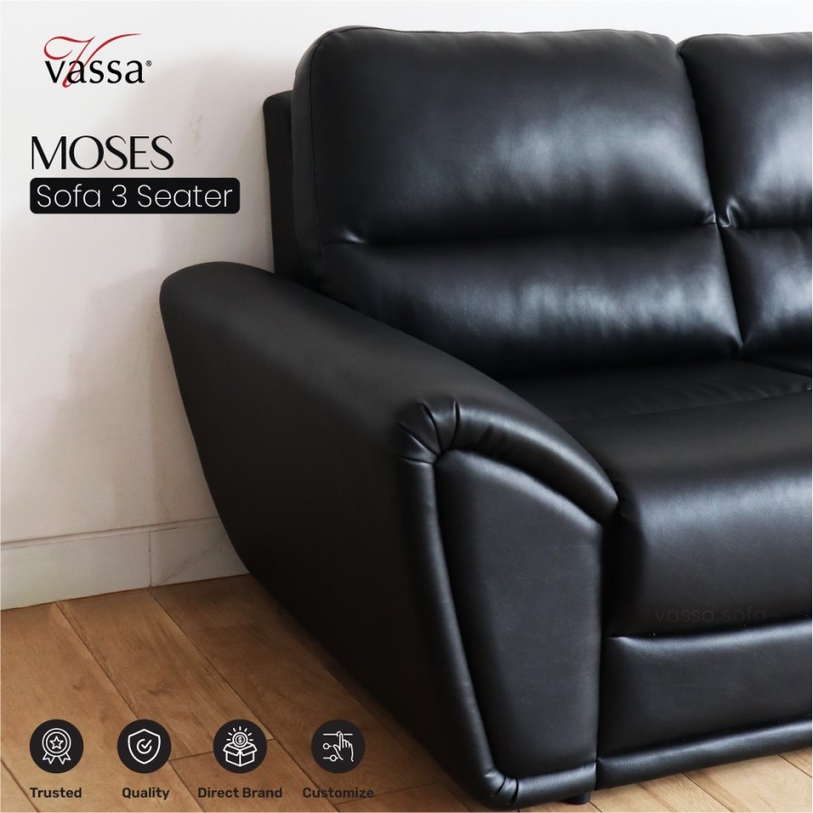 Sofa Moses 3 Dudukan By Vassa Sofa - Sofa 3 Seater
