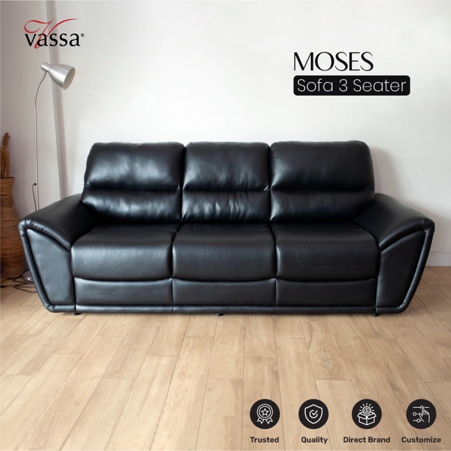 Sofa Moses 3 Dudukan By Vassa Sofa - Sofa 3 Seater