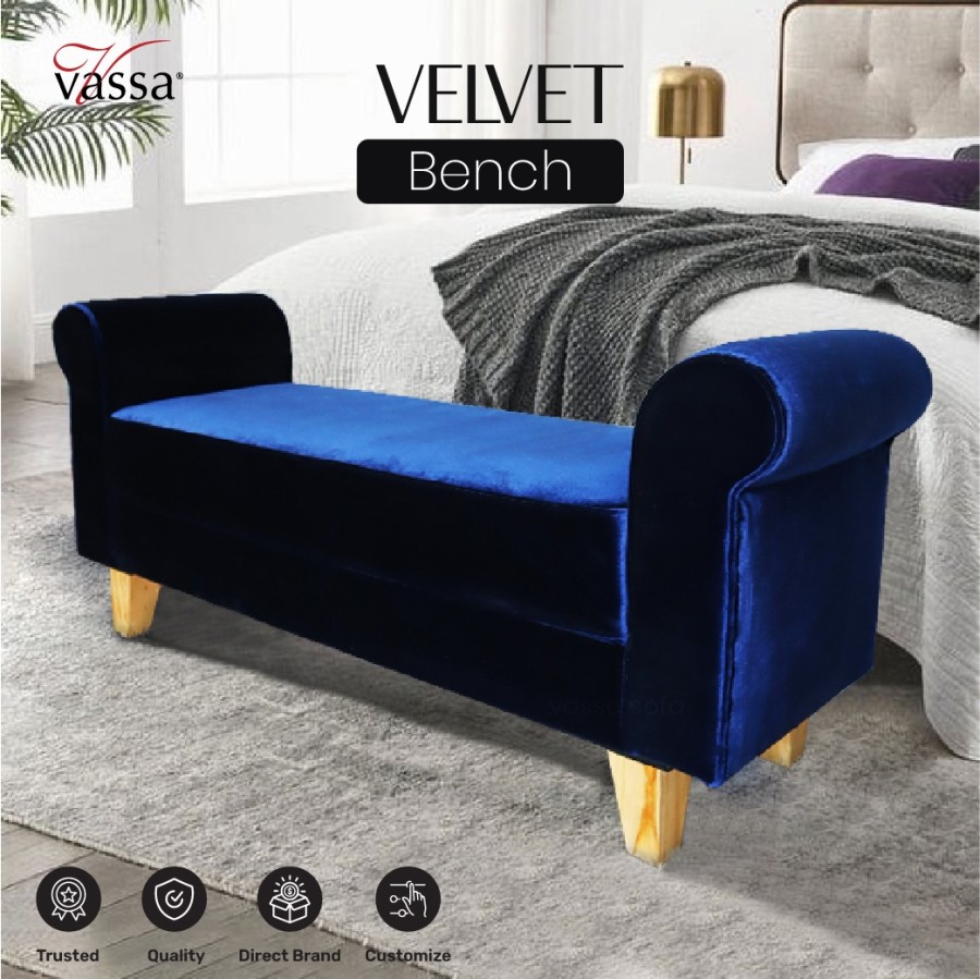 Bench Velvet By Vassa Sofa