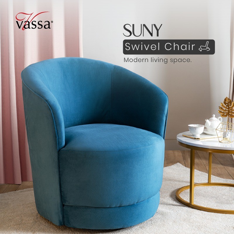 SOFA 1 SEATER | KURSI SOFA PUTAR SUNNY | VASSA SOFA