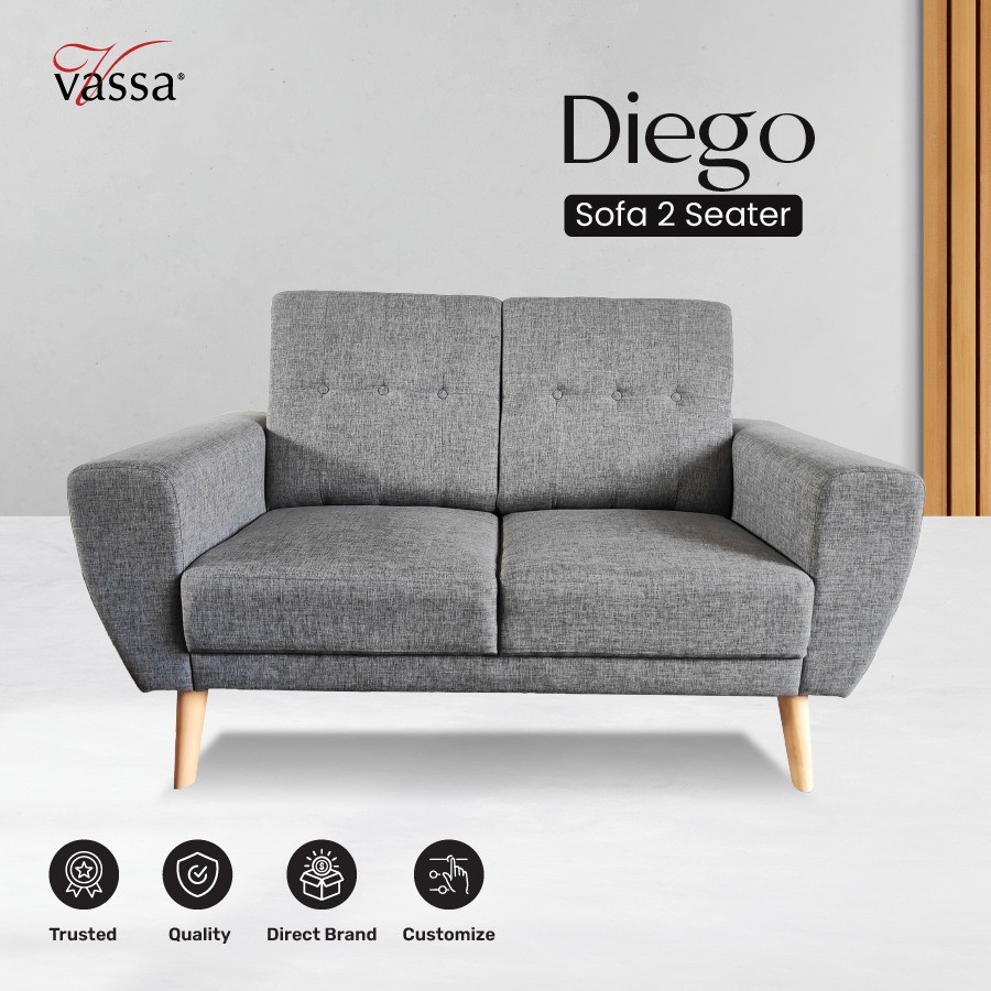 SOFA 2 DUDUKAN / SOFA DIEGO / VASSA SOFA