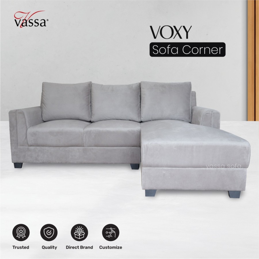 SOFA CORNER / SOFA SUDUT / SOFA L VOXY / VASSA SOFA
