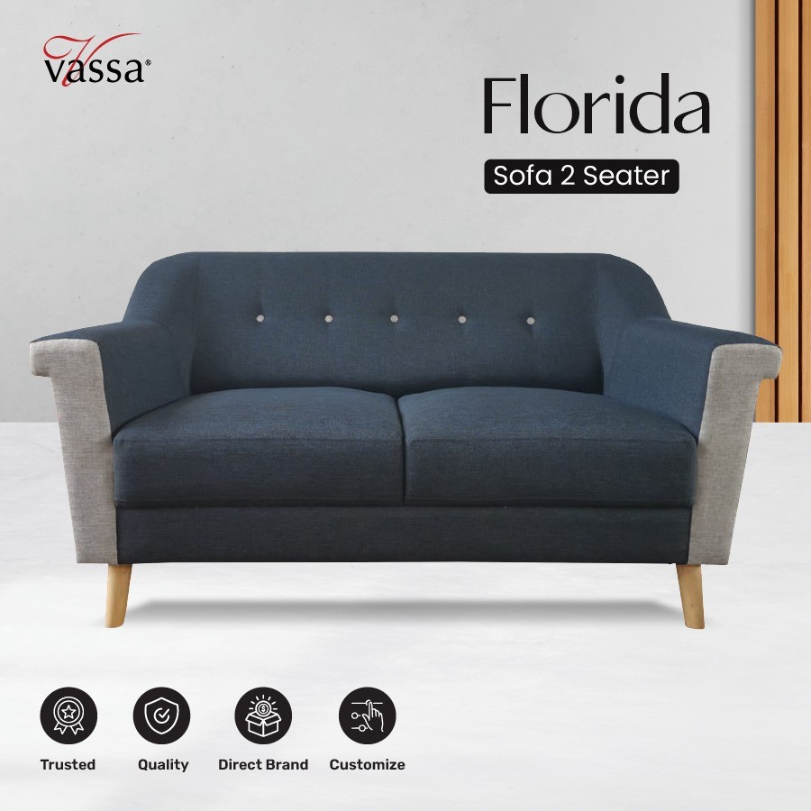 SOFA 2 SEATER / SOFA FLORIDA / VASSA SOFA