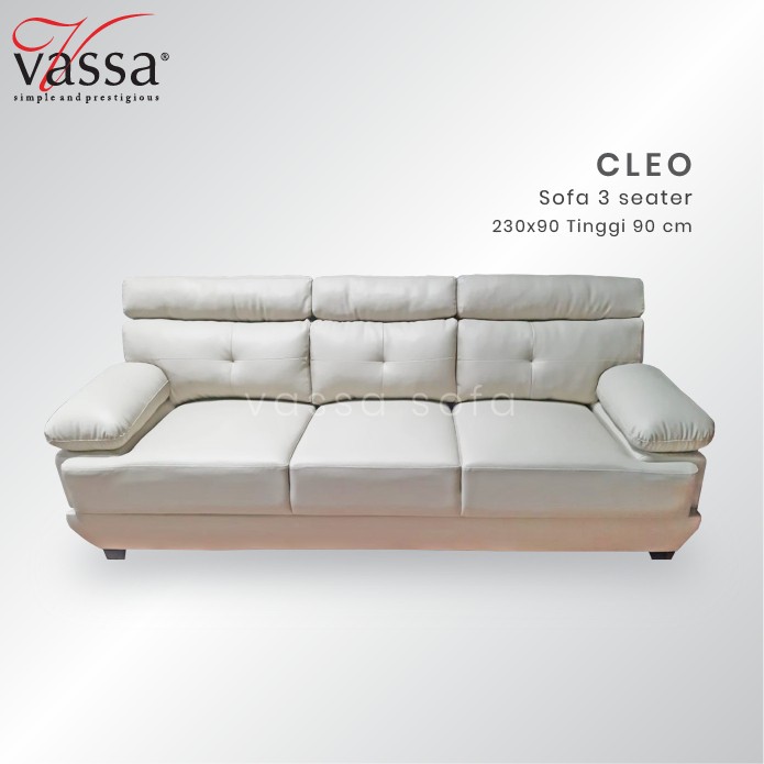 SOFA 3 SEATER / SOFA CLEO / VASSA SOFA