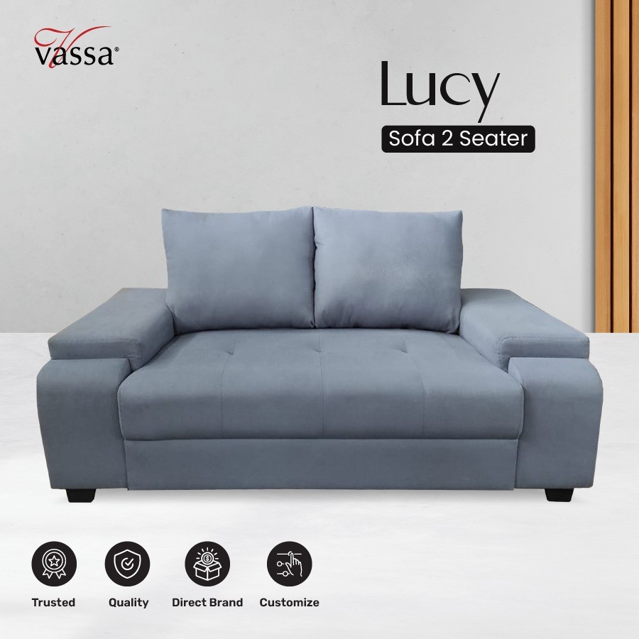 Sofa Lucy 2 Dudukan by Vassa Sofa - Sofa 2 seater