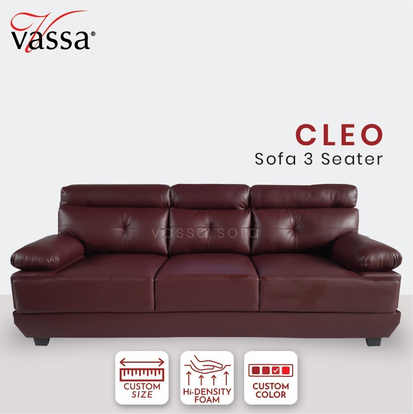 SOFA 3 SEATER / SOFA CLEO / VASSA SOFA