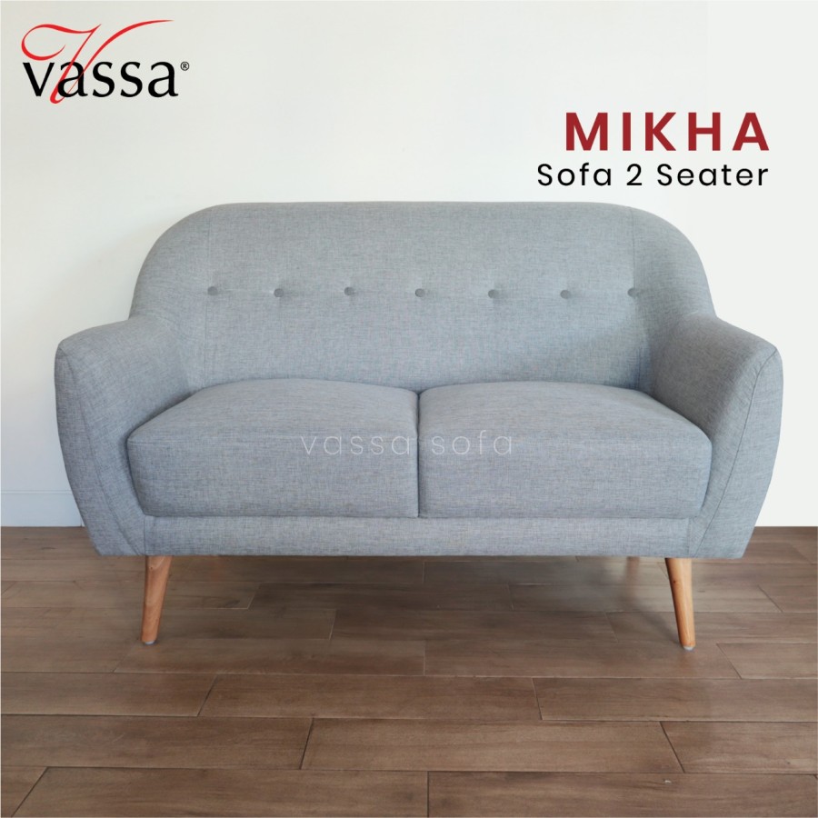 Sofa Minimalis 2 Dudukan Vassa Mikha 2 Seater