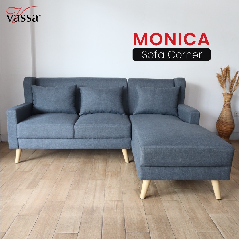 SOFA SUDUT | CORNER SOFA | L MONICA | VASSA SOFA