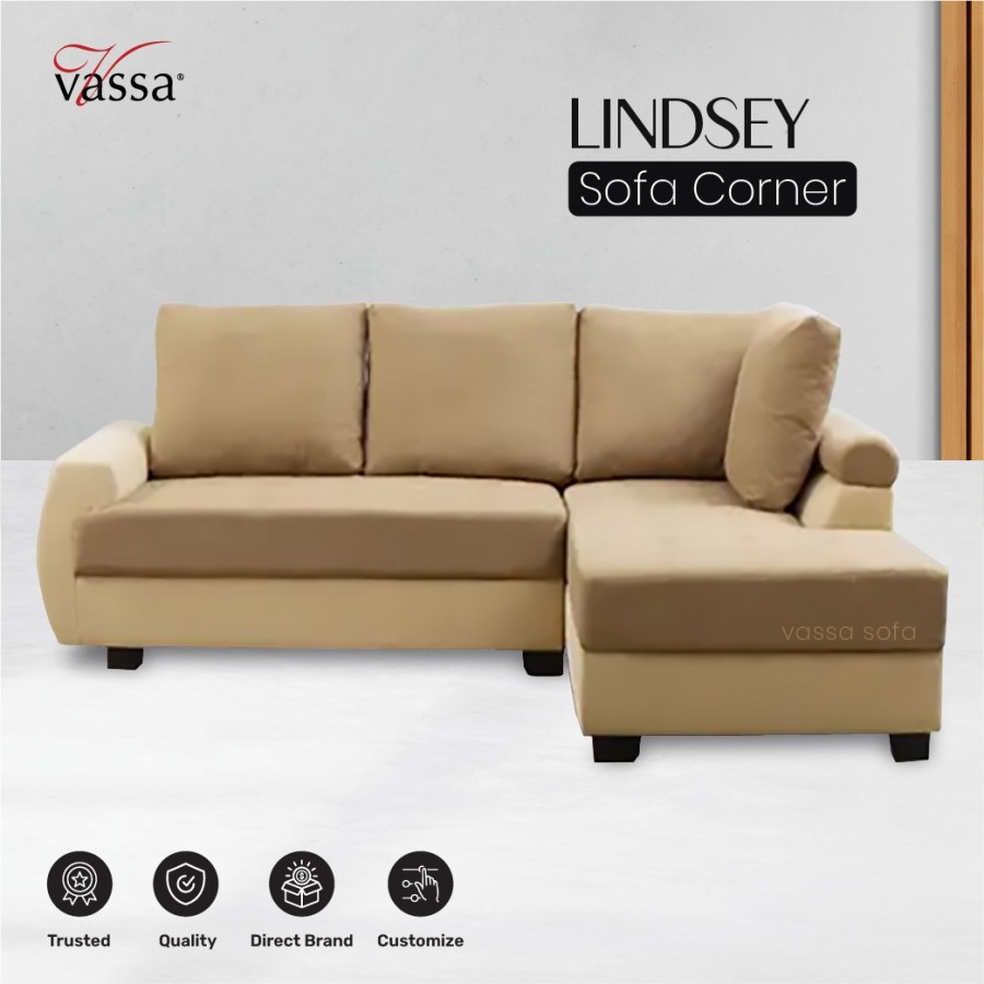Sofa L Lindsey by Vassa Sofa - Sofa L Minimalis