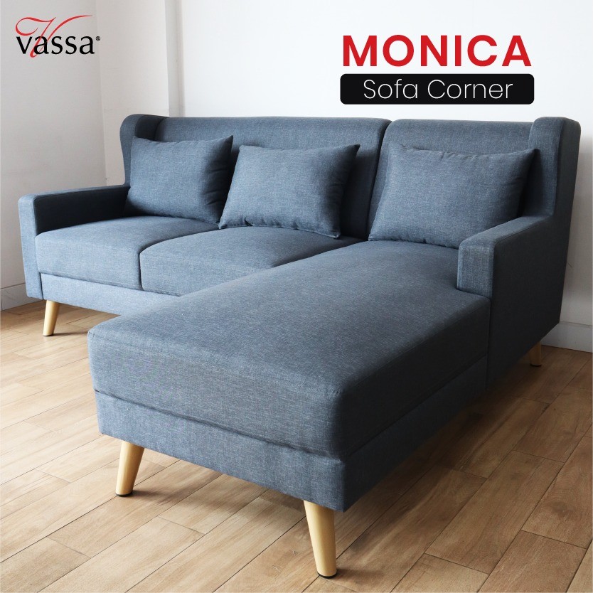 SOFA SUDUT | CORNER SOFA | L MONICA | VASSA SOFA