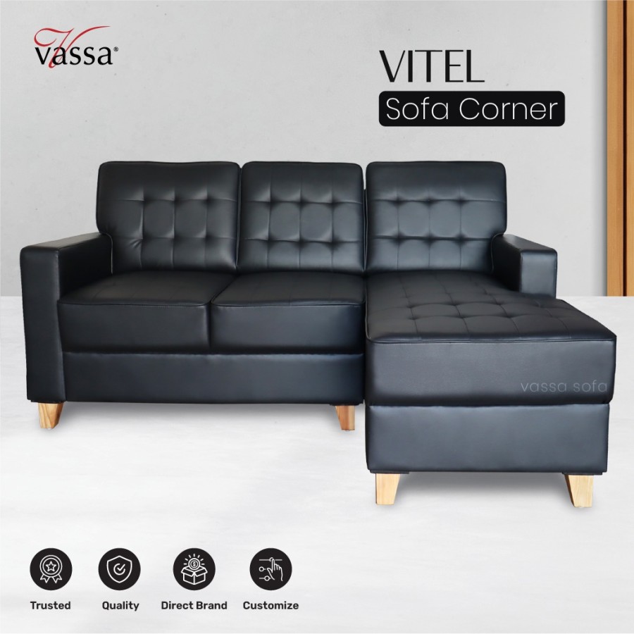 VASSA SOFA SUDUT | CORNER SOFA | L VITEL