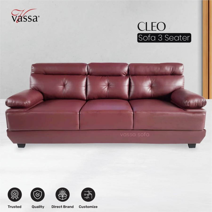 SOFA 3 SEATER / SOFA CLEO / VASSA SOFA