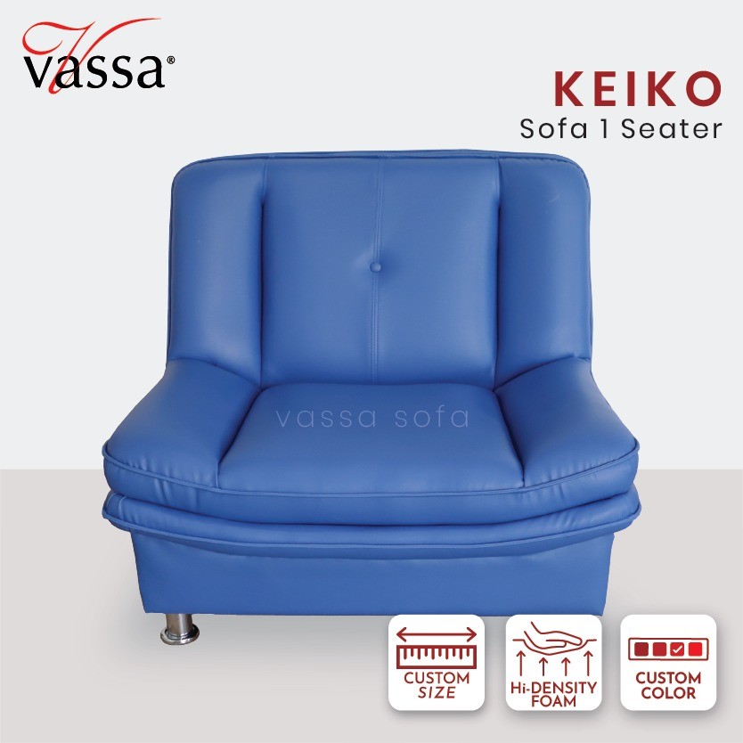 Sofa minimalis Vassa Keiko sofa 2 seater sofa set