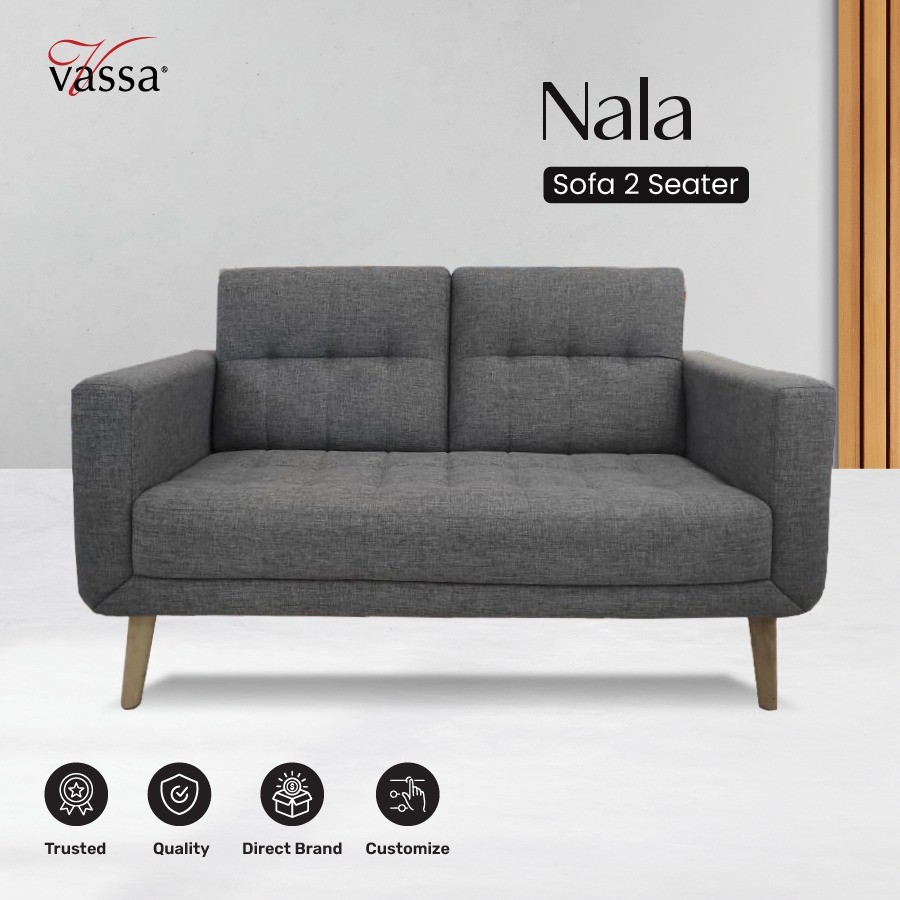 Sofa 2 Dudukan Nala by Vassa Sofa - Sofa 2 seater