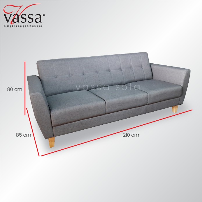 SOFA 3 SEATER / SOFA ZOAN / VASSA SOFA