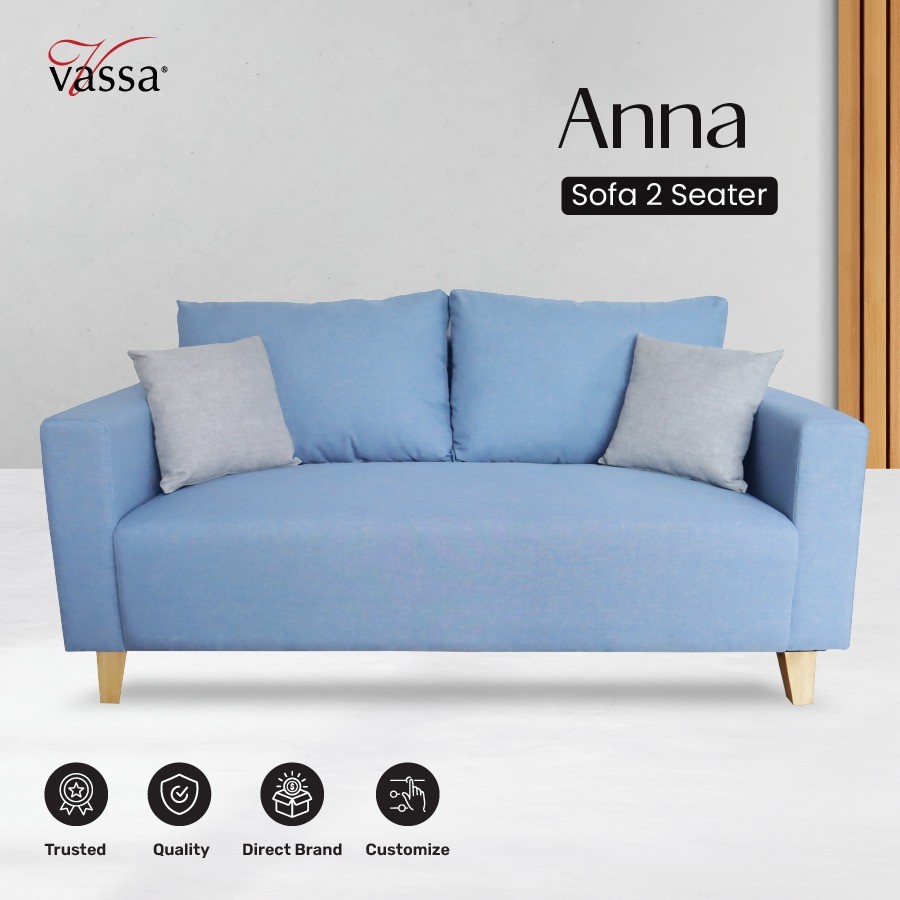 Sofa Minimalis Vassa Anna 2 Dudukan