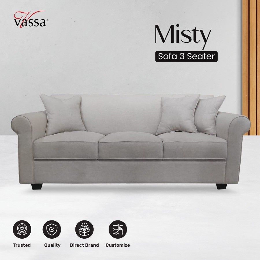 SOFA 3 DUDUKAN / SOFA MISTY / VASSA SOFA