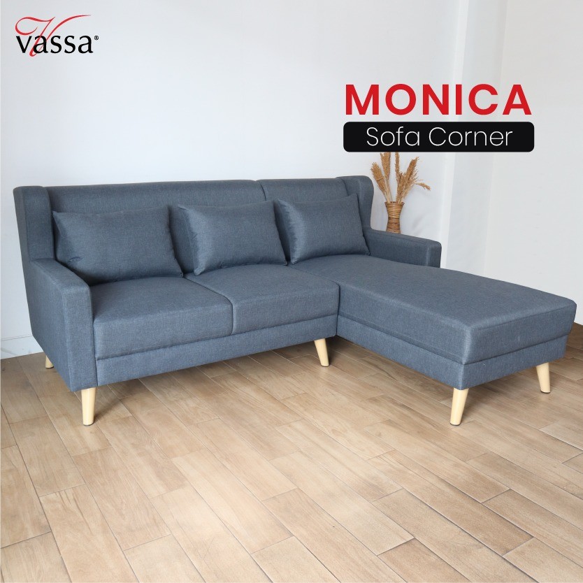 SOFA SUDUT | CORNER SOFA | L MONICA | VASSA SOFA