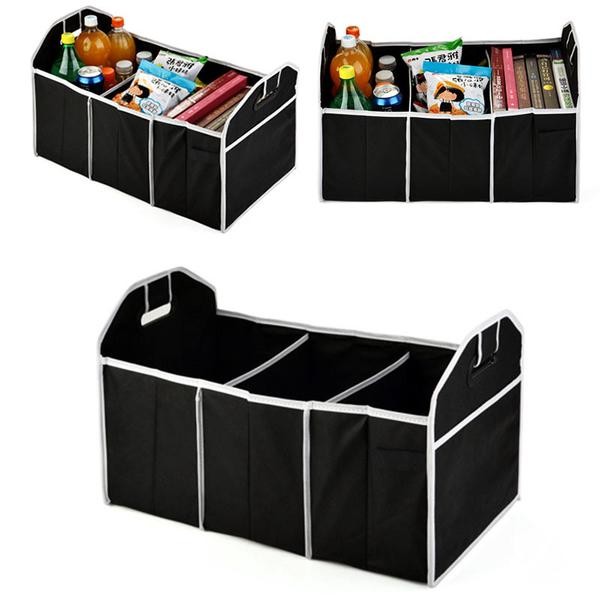 Car Box Rak Mobil, Car Trunk Organizer Bagasi Mobil Belanja Alat
