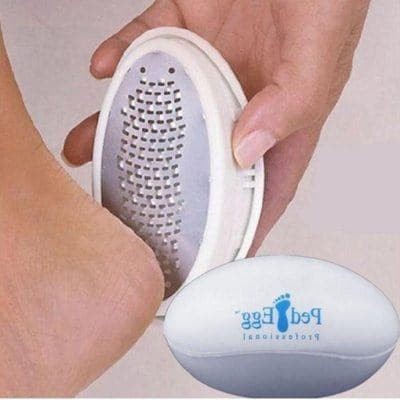 Ped Egg/Pembersih Penghalus Gosok Tumit Kaki Kapalan Kulit Mati Kering - TUMIT