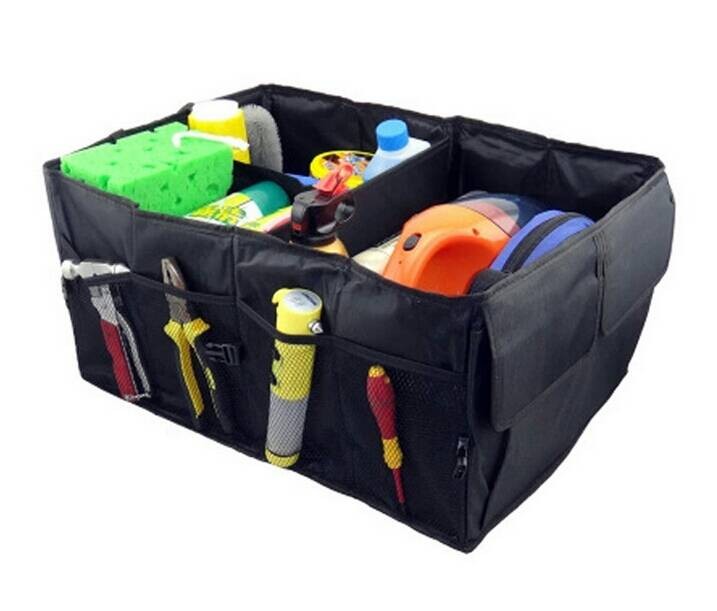 Car Toolbox Tool Storage Car Trunk Storage Organizer Mobil di Bagasi 