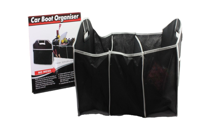 Car Box Rak Mobil, Car Trunk Organizer Bagasi Mobil Belanja Alat