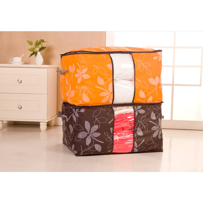 Storage bag flower Tas jumbo Box tempat Pakaian baju laundry Bed cover