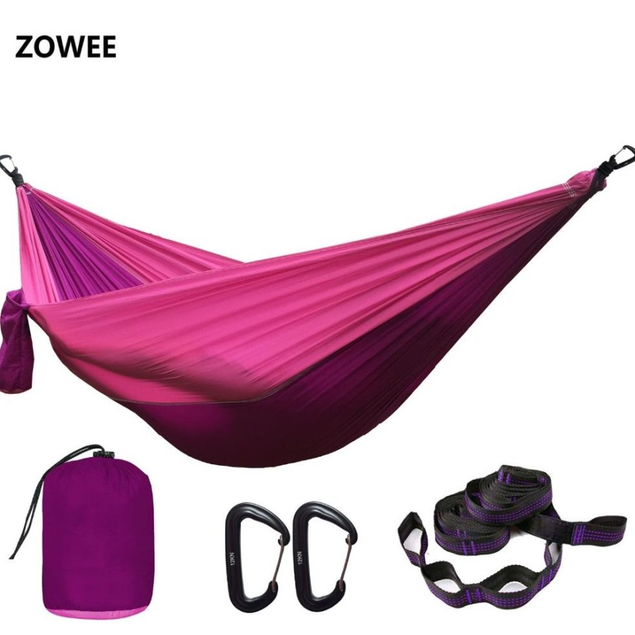 Dropshipping Parachute Camping Hammocktdoor Garden Hammocks Double Pe