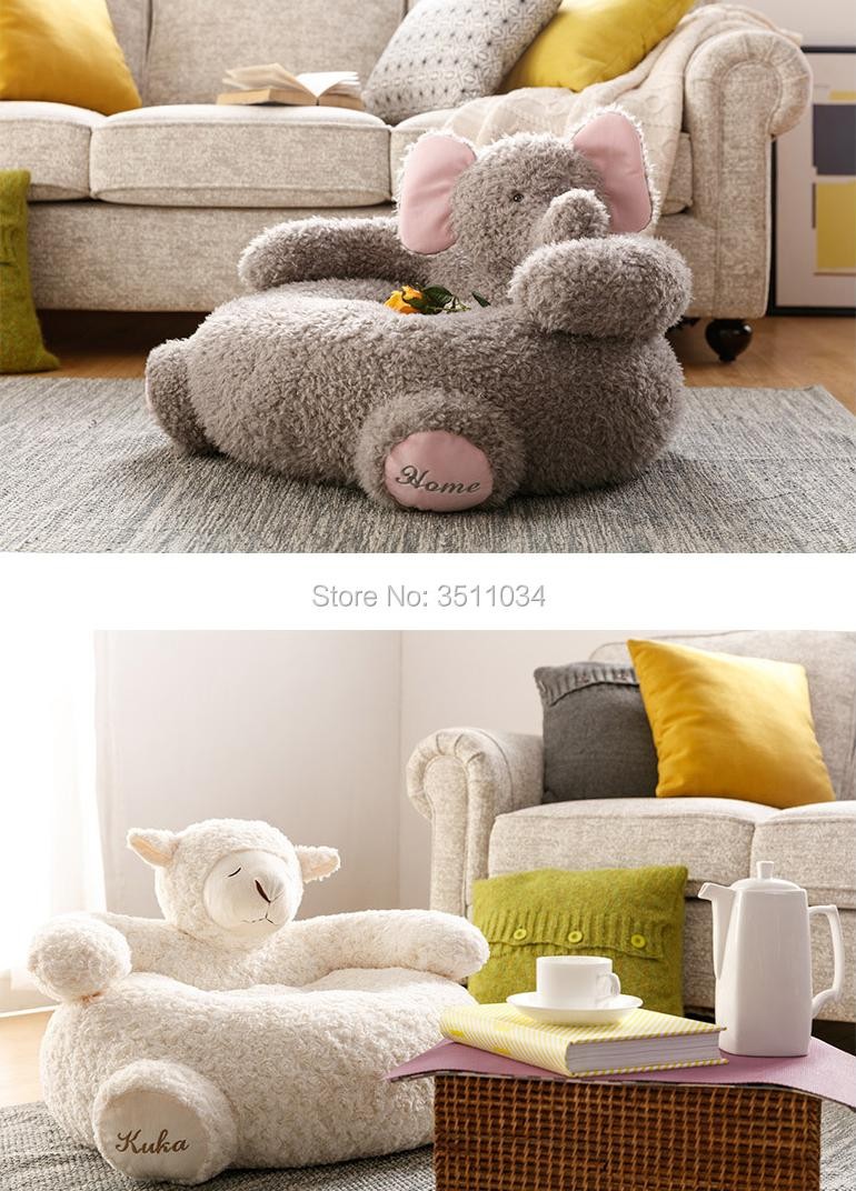 Lovely Alpaca Sofa Elephant Sofa Bean Bag Lazy Sofa Comfortable Livin