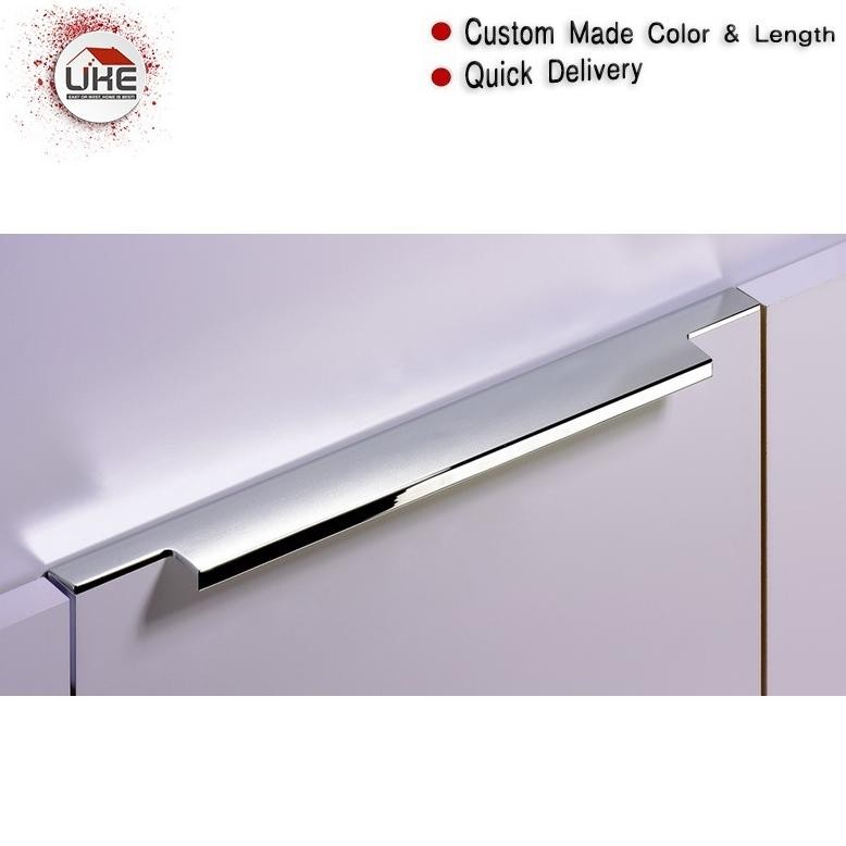 Uke Custom Made Long Aluminum Edge Profile Handle Hidden Cabinet Hand
