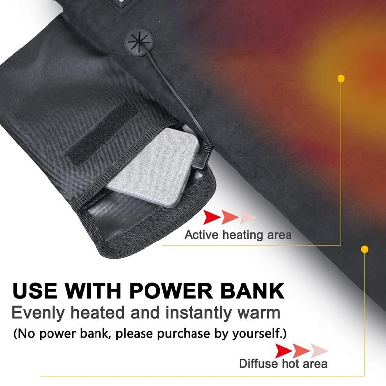 Portable Heated Seat Cushion 3 Mode Adjustable Heat Cushion Usb Heate