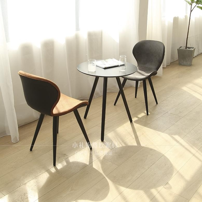 Louis_ Nordic Cafe Milk Tea Chair Modern Simple Personality Art Nego