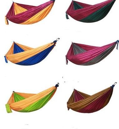 50Pcs Portable Nylon Parachute Double Hammock Garden tdoor Camping T