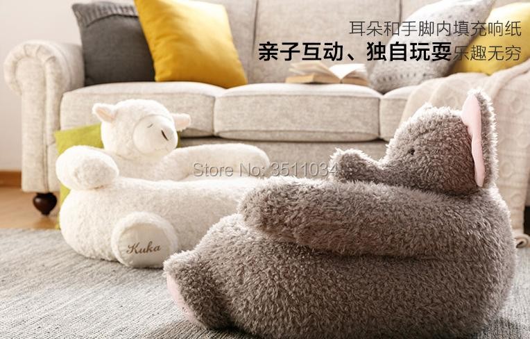 Lovely Alpaca Sofa Elephant Sofa Bean Bag Lazy Sofa Comfortable Livin