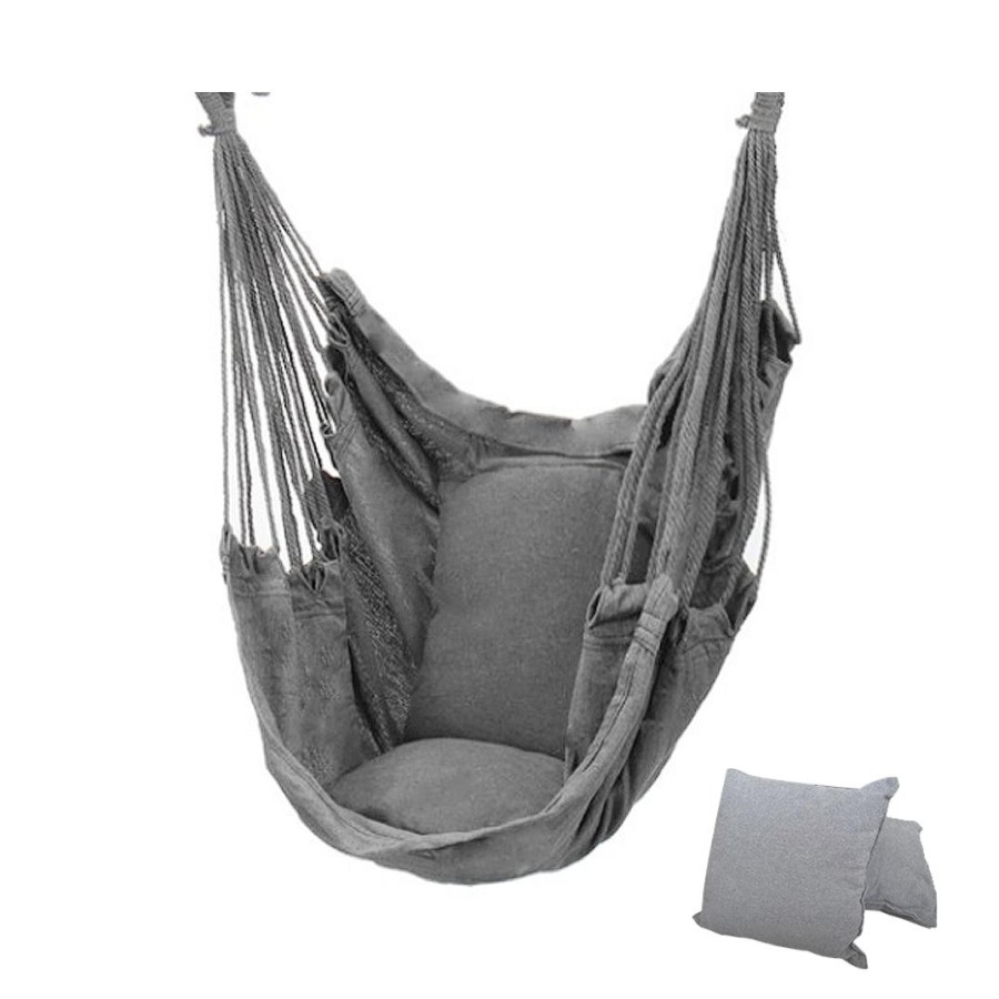 tdoor Swing Hammock Short Stout Hanging Swing Portable Canvas Travel