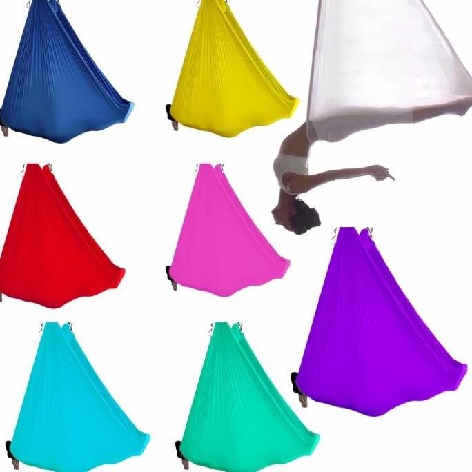 Drop Hammock Yoga Swing Anti Gravity Yoga Stretch Resistance Bands H