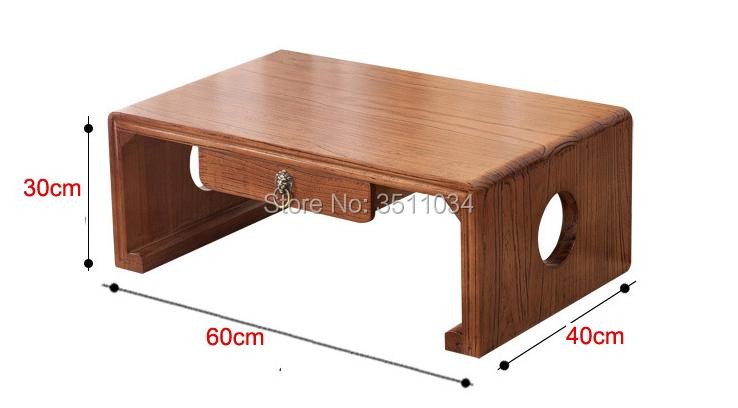 60X40X30Cm Japanese Antique Console Table One Drawer Rectangle Asian