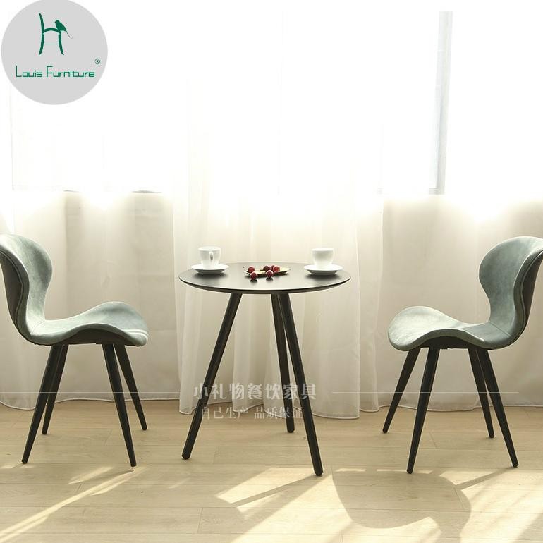 Louis_ Nordic Cafe Milk Tea Chair Modern Simple Personality Art Nego