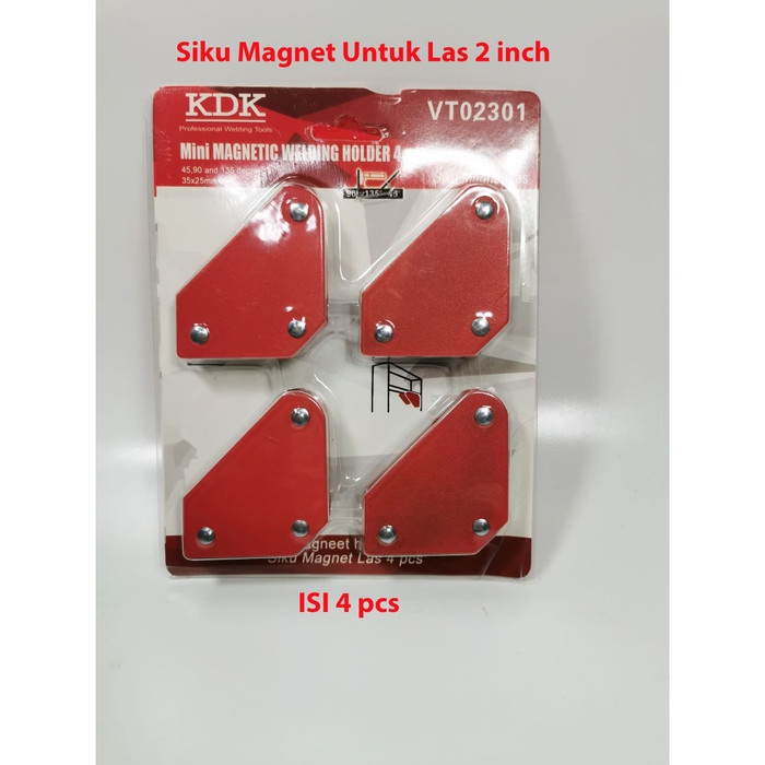 Siku Las Magnet Welding Holder 2 inch Set 4 pcs BENZ / KDK / Kodenki / Blackfoot Siku Tukang Las