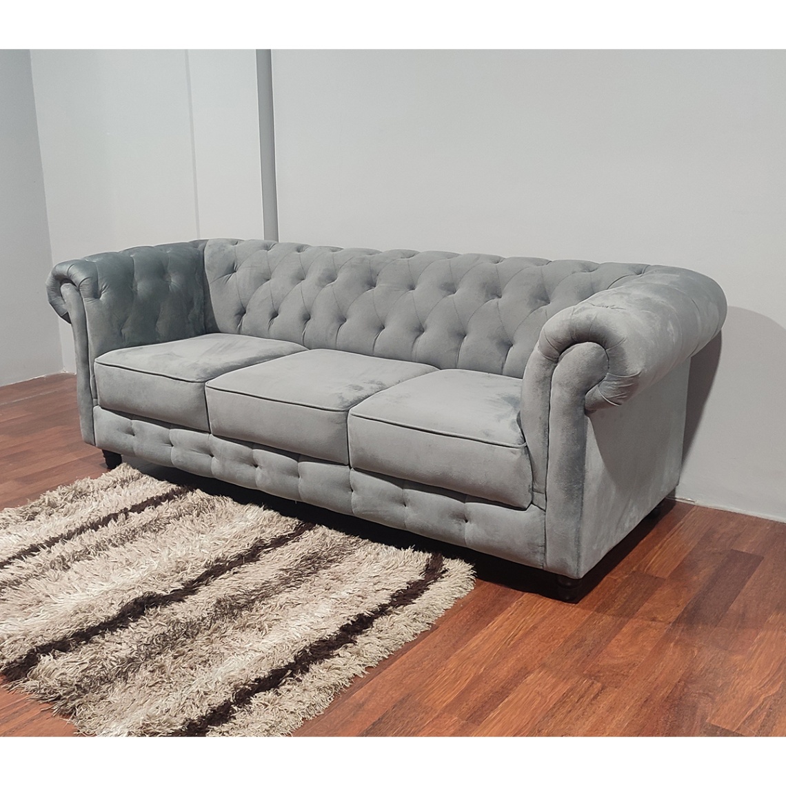 CREOVA Sofa 3 Seater Classic Scarlet