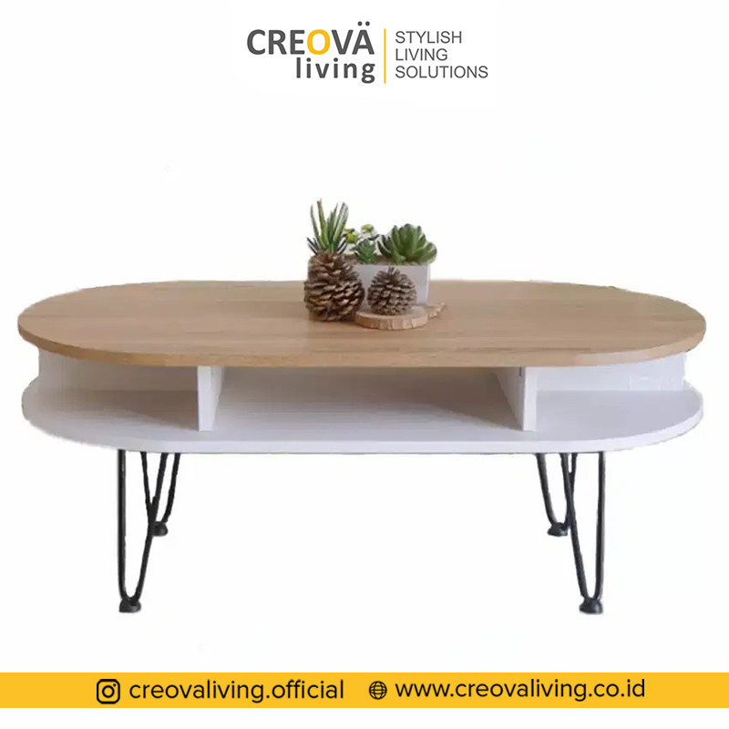 Jual Meja Tamu Ctr Minimalis Creova Living Free Ongkir Jabodetabek