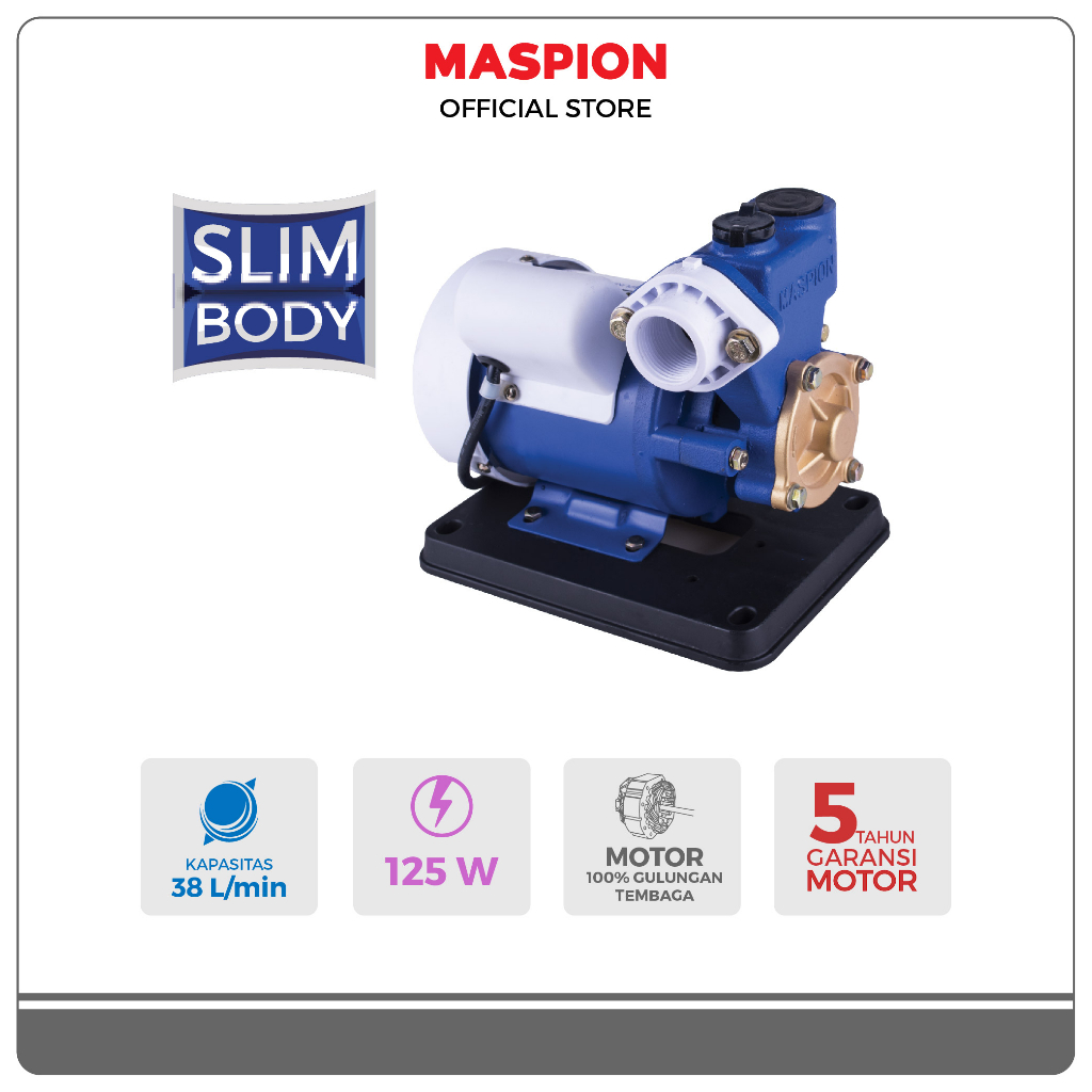 Jual Maspion Mwp Kma Water Pumps Pompa Air Manual