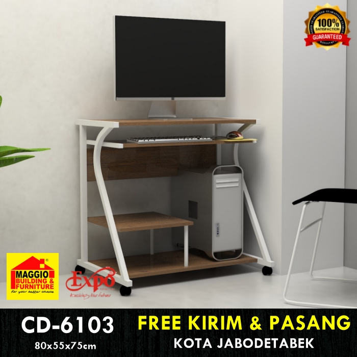 MEJA KOMPUTER MINIMALIS - MEJA KOMPUTER GAMING - CD 6130/71/01 - EXPO