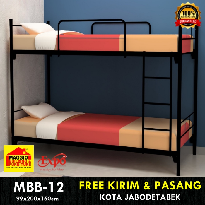 Jual RANJANG BESI TINGKAT - RANJANG SUSUN BESI - BUNKBED - MBB11/12 - EXPO