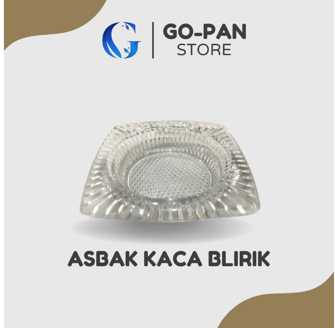 Asbak Rokok 2pcs Model Blirik Kristal Unik Aestethic Bahan Kaca Ukuran Kecil 13 cm Kekinian