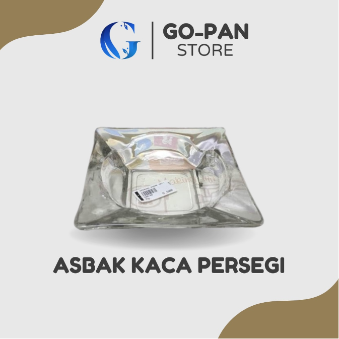 Asbak Kaca Kristal Tebal: Untuk Ruang Tamu dan Dekorasi Mewah