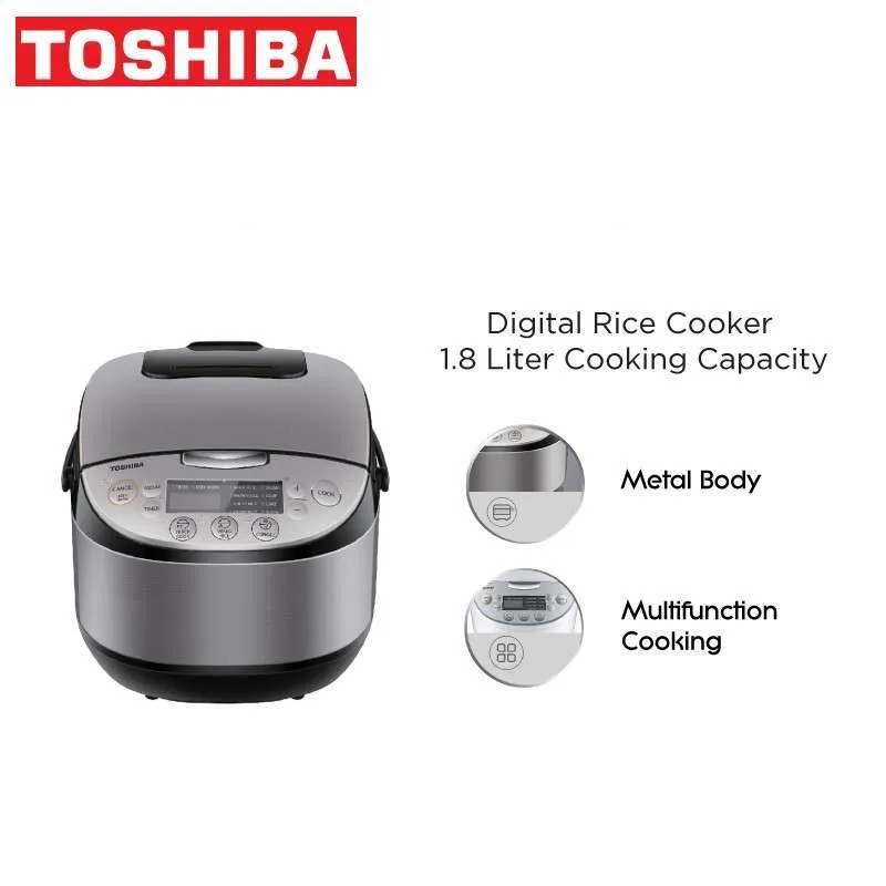 TOSHIBA Digital Rice Cooker 1,8 RC-18DR1TID(S)-A