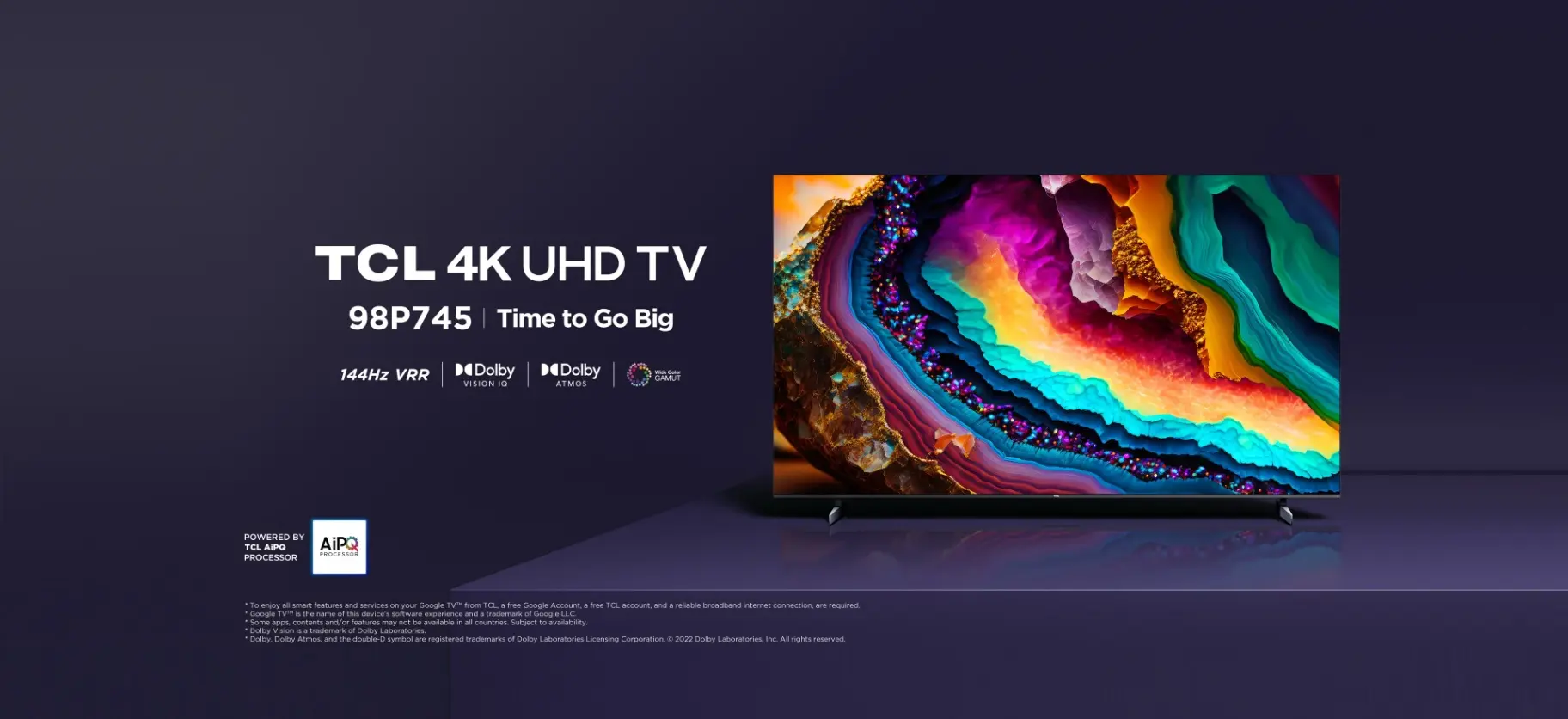 98P745 4K LED 98" UHD 4K TCL