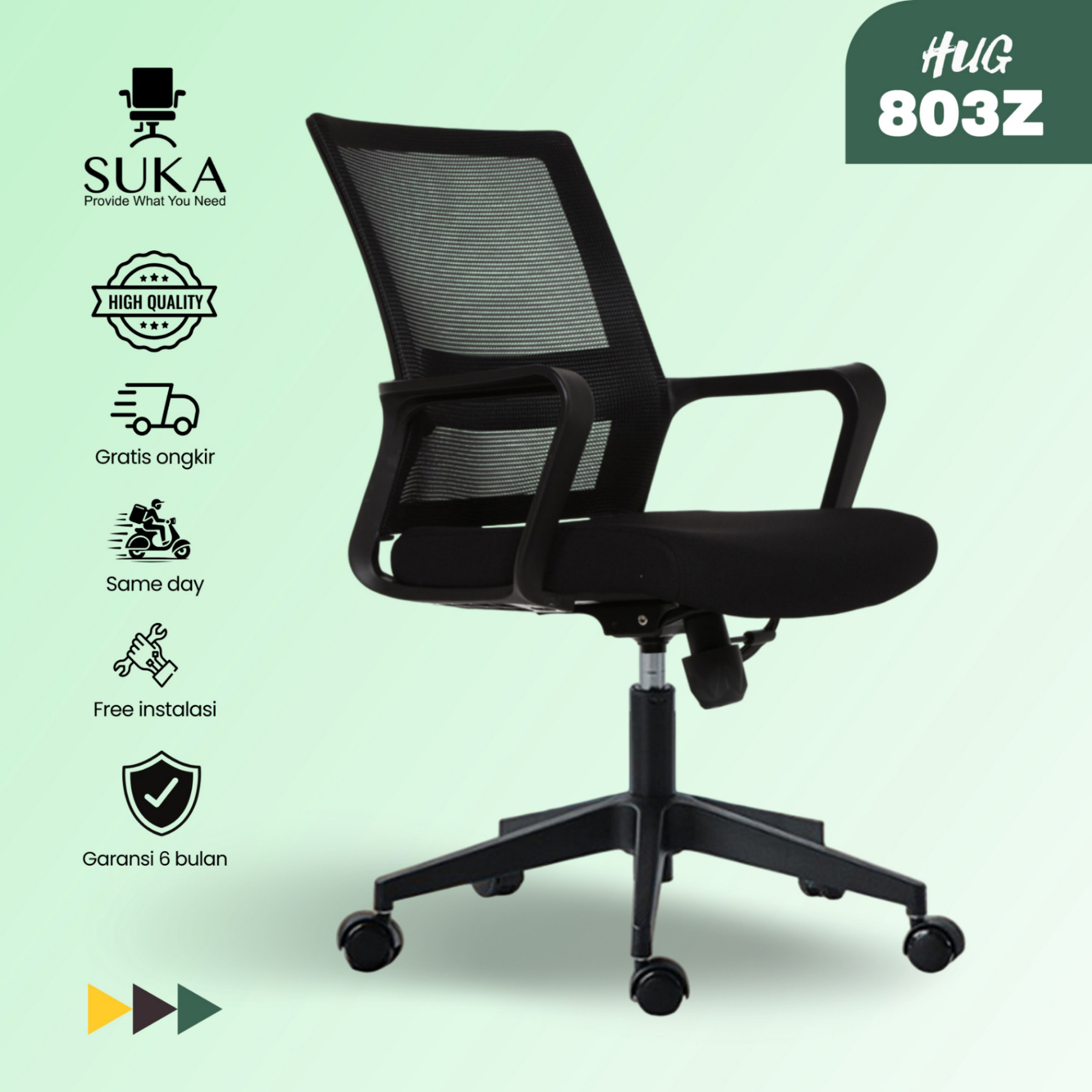 Kursi Kantor Jaring HUG806Z